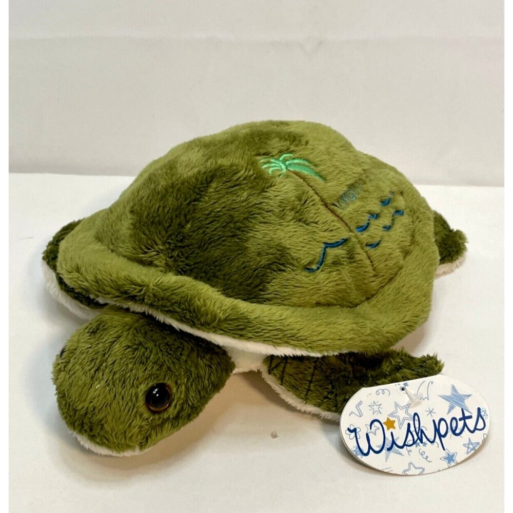 Virgina Beach Sea Turtle plush 10" stuffed animal toy 2004 Wishpets Jolene new - Picture 1 of 9